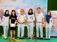 Foto Bersama : Kacab Jasa Raharja SulSel M. Iqbal Hasanuddin bersama salah satu anggota Berdaya Bareng. Kick off dilaksanakan di Max One Hotel, Kota Makassar, SulSel15-17 Oktober 2023.(Dok ; JR)